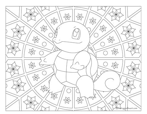 Adult Pokemon Coloring Page